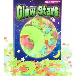 Glow in the Dark Stars - Multicolor